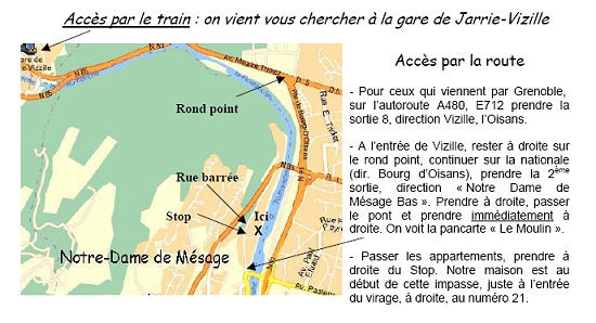 plan d'accès