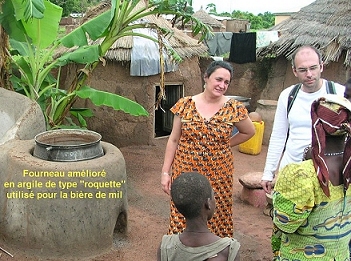 Visite d'une famille au Bnin