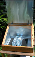 Stérilisation de l'eau par la chaleur grce au soleil