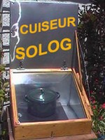 Cuiseur solaire de type bote nomm "SOLOG"
