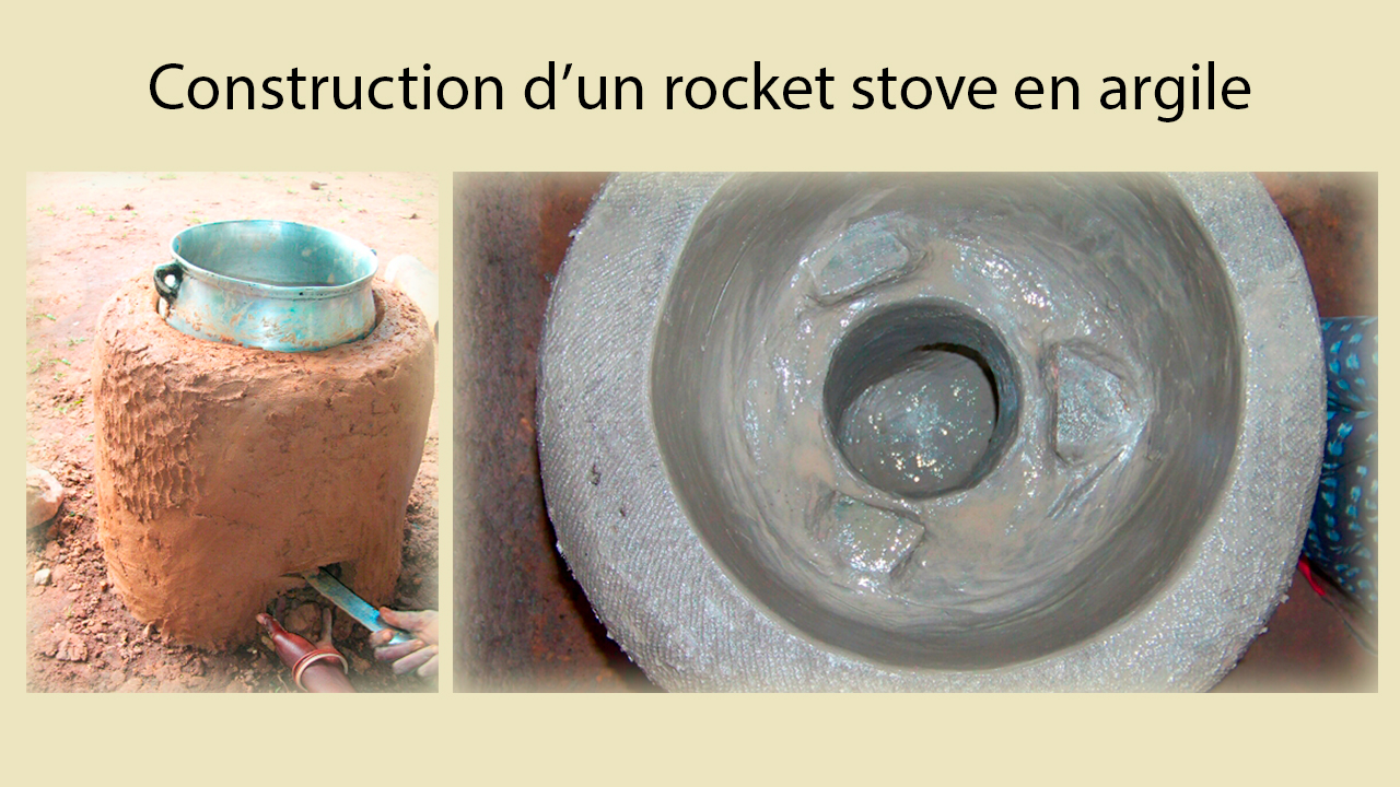 rocket stove en argile